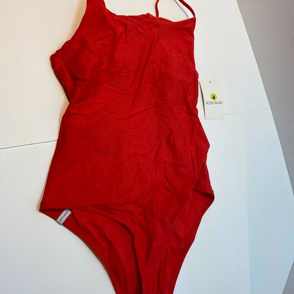 NWT Body Glove Red Tank One Piece Swimsuit - Picture 2 of 5